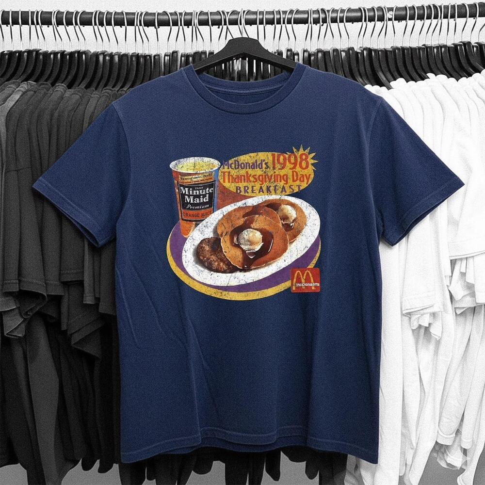 Blue McDonald Thanksgiving T Shirt